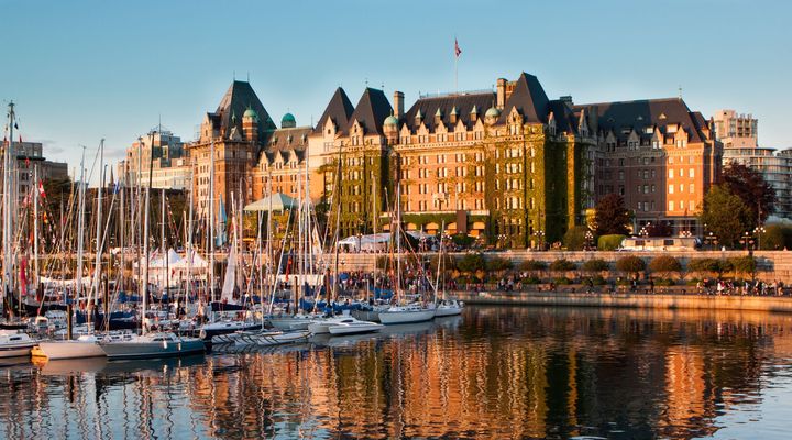 De stad Victoria in Canada