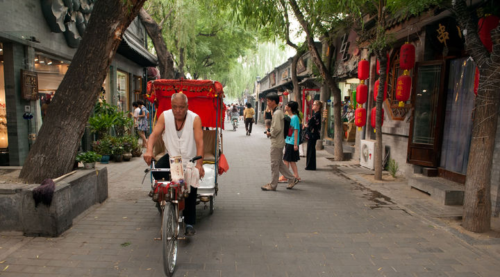 Riksjatocht door de hutongs van Beijing