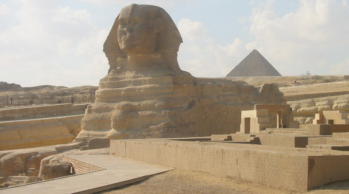 Een prachtig monument in Egypte