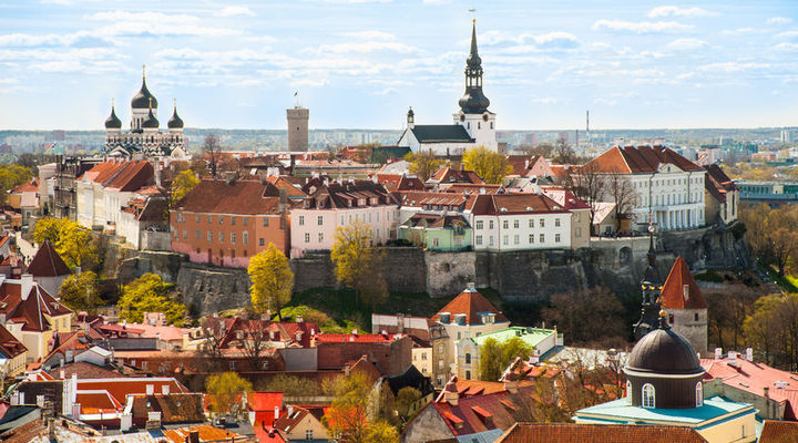 De oude stad van Tartu