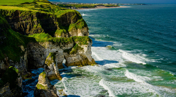 Rotswanden Noord-Ierland