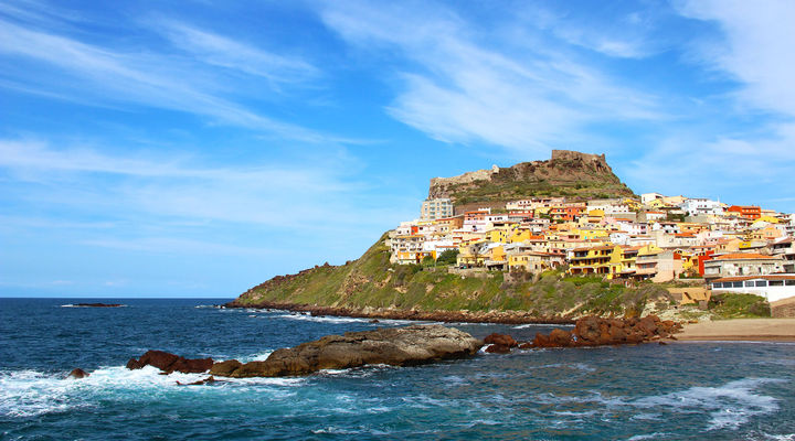 Castelsardo op Sardinië