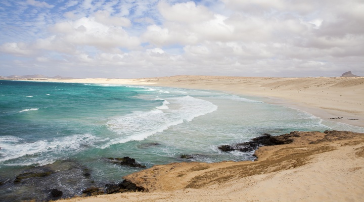 Het Kaapverdische eiland Boa Vista