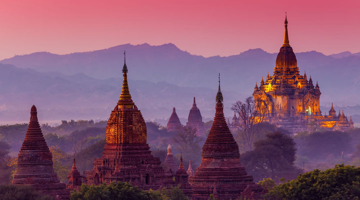 Tempels in Bagan, Myanmar