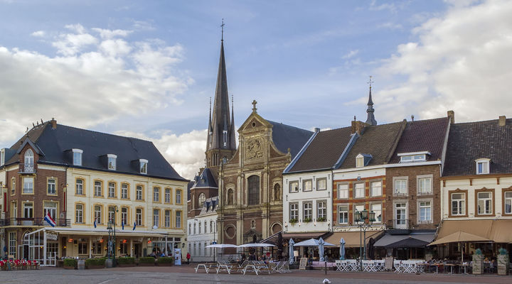 Het marktplein van Sittard