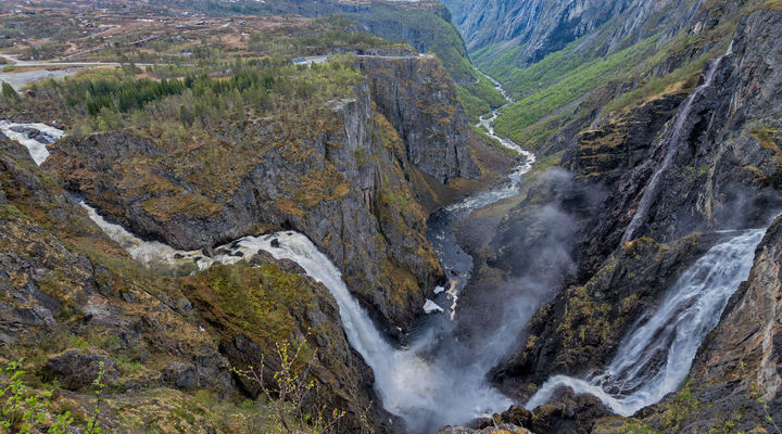 Voringsfossen in Noorwegen