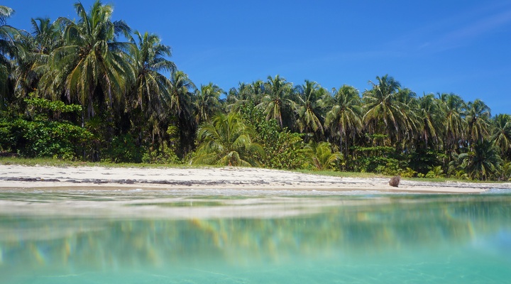 Het strand van Bocas del Toro, Panama