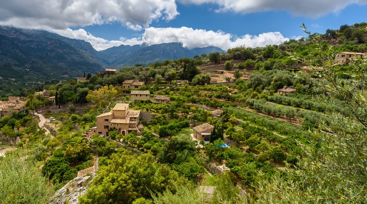 Fornalutx op het Spaanse eiland Mallorca
