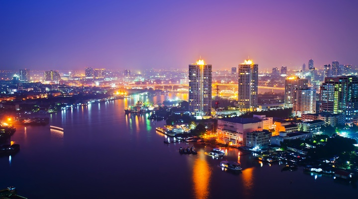 Skyline van Bangkok
