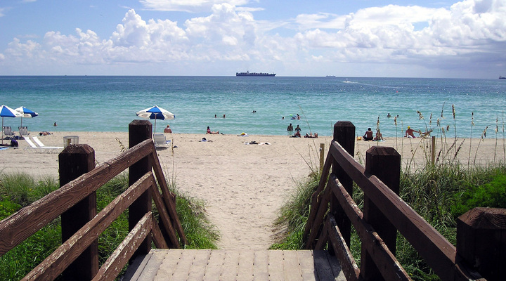 Miami Beach in de Verenigde Staten