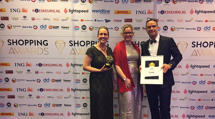TUI Nederland wint Shopping Excellence Award 2017