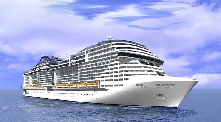 Het nieuwe vlaggenschip MSC Bellissima