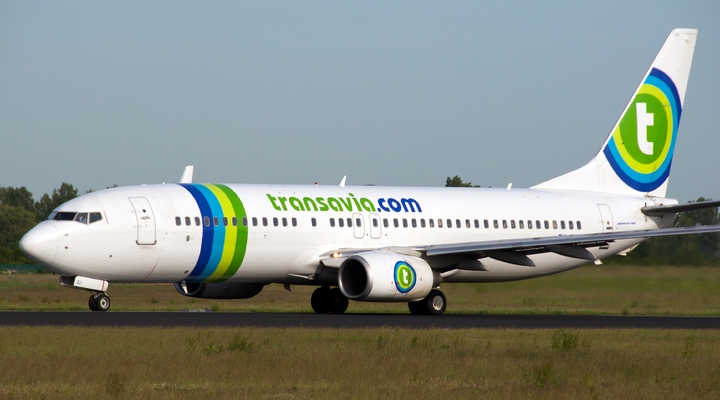 Vliegtuig van Transavia
