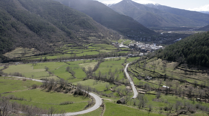 Fietsroute door de Pyreneeėn