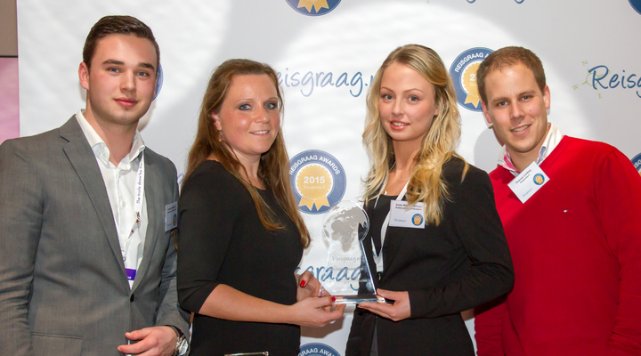 Bolderman met de Reisgraag Award