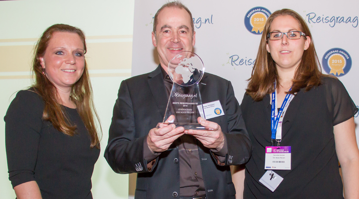Van Nood Reizen met de Reisgraag award