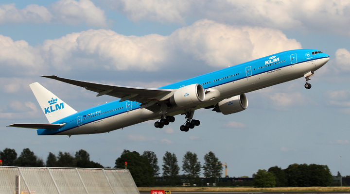 KLM vliegtuig
